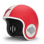 Casque rtro multisports bobbi rouge (s)