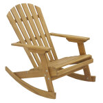 Chaise  bascule en bois enfant
