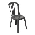 Chaise bistrot miami anthracite