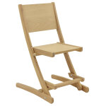 Chaise bois ajustable enfant