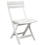 Chaise plastique pliante blanche miami