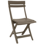 Chaise pliante miami taupe