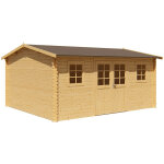 Chalet de jardin bois ep. 30mm, 21. 5 m vardun