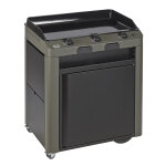 Chariot pour plancha gaz fusion 75 gris cargo