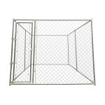 Chenil pour chien grillag acier galvanis 4. 5 m hauteur 1m82