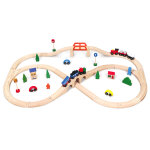 Circuit de train en bois