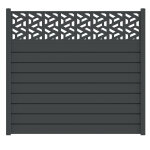 Cl�ture aluminium persienne lg 10m x h. 188cm a sceller trapeze