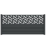 Cl�ture aluminium persienne lg 2m x h. 95cm a sceller trapeze