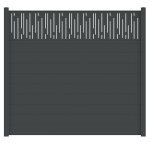 Cl�ture aluminium pleine lg 2m x h. 188cm a sceller gold