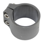 Colliers de fixation x6 pour poteau clture rond 48mm gris