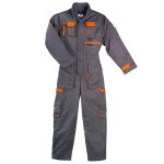 Combinaison 1 zip paddock gris orange taille m