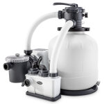 Combin filtre  sable 8m3 et strilisateur au sel qx2600 intex