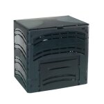 Composteur  dchets 350l en plastique noir compost'co bellijardin