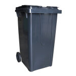 Conteneur poubelle 240 litres sur roues anthracite Conteneur poubelle 240 litres sur roues anthracite