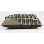 Coussin pour chien ultra confort cocoon kaki taille xl 110 x 90 cm