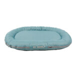 Coussin d'extrieur pour chien bleu taille l 100 x 75 cm