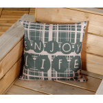 Coussin d'ext�rieur enjoy life 45x45 cm