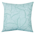 Coussin d'ext�rieur imprim� feuillage vert menthol 45x45 cm orlik