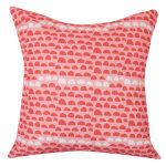 Coussin d'ext�rieur motifs arrondis corail 45x45 cm tolka
