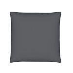 Coussin d'extrieur uni 40x40 cm gris deco