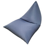 Coussin poire 130x90cm gris deva