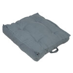 Coussin de sol tatamis gris zinc
