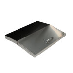 Couvercle en inox pour plancha lagoa 2 feux