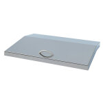 Couvercle en inox pour plancha sevilia 2 feux