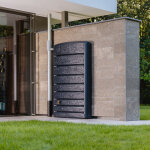 Cuve murale extra slim stone 400 litres gris graphite Cuve murale extra slim stone 400 litres gris graphite