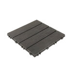 Dalle clipsable 30 x 30 x ep. 2, 3 cm noire Dalle clipsable 30 x 30 x ep. 2, 3 cm noire