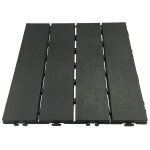 Dalle clipsable rsine 30 x 30 cm noire