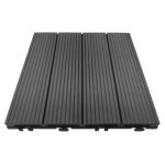 Dalle composite clipsable grise 30x30 cm