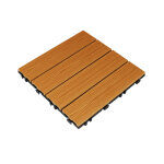 Dalle composite effet bois 30 x 30 x 2. 3 cm coloris miel