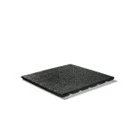 Dalle de protection noire pour aire de jeux enfant 50x 50 cm Dalle de protection noire pour aire de jeux enfant 50x 50 cm