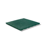 Dalle de protection verte pour aire de jeux enfant 50 x 50cm Dalle de protection verte pour aire de jeux enfant 50 x 50cm