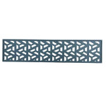 Panneau décor trapeze aluminium l. 196 x h. 45 cm ral 7016 Panneau décor trapeze aluminium l. 196 x h. 45 cm ral 7016
