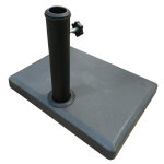 Demi pied de parasol bton 12kg anthracite
