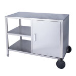 Desserte inox semi ferme evana