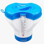Doseur flottant de piscine avec thermomètre pour galets de 20 à 500g Doseur flottant de piscine avec thermomètre pour galets de 20 à 500g
