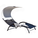 Double bain de soleil acier shady