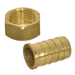 Embout femelle laiton 6 pans d25 mm f26x34