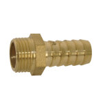 Embout m�le laiton 6 pans d25 mm m26x34