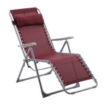 Fauteuil relax de jardin siesta grenat