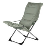 Fauteuil relax vert amande fiesta soft