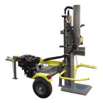 Fendeur de bûches thermique sur remorque 10cv 35t Fendeur de bûches thermique sur remorque 10cv 35t