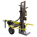 Fendeur de bûches vertical sur remorque 7cv 22t Fendeur de bûches vertical sur remorque 7cv 22t