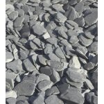Galet ardoise noire de 20 40mm en sac de 18l