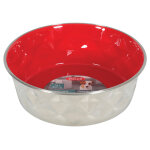 Gamelle en inox rouge antidrapante diamonds 1, 8l