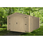 Garage en bois 17, 5m, ep. 28mm saipan