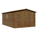 Garage en bois traité autoclave 15m², ep. 19mm majuro Garage en bois traité autoclave 15m², ep. 19mm majuro